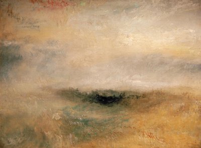 Zeegezicht met naderende storm door Joseph Mallord William Turner